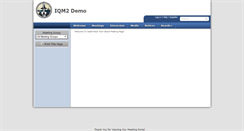 Desktop Screenshot of iqm2demo.iqm2.com