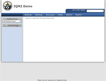 Tablet Screenshot of iqm2demo.iqm2.com