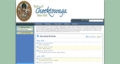 Desktop Screenshot of cheektowagatownny.iqm2.com