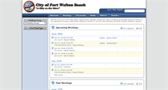 Desktop Screenshot of fortwaltonbeachcityfl.iqm2.com